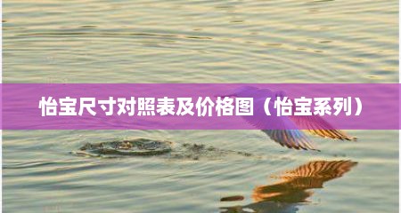 怡宝尺寸对照表及价格图（怡宝系列）