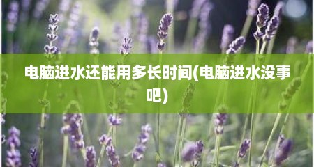 电脑进水还能用多长时间(电脑进水没事吧)