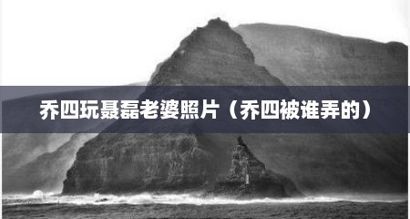 乔四玩聂磊老婆照片（乔四被谁弄的）