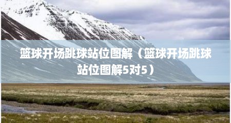 篮球开场跳球站位图解（篮球开场跳球站位图解5对5）