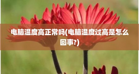 电脑温度高正常吗(电脑温度过高是怎么回事?)