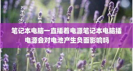 笔记本电脑一直插着电源笔记本电脑插电源会对电池产生负面影响吗