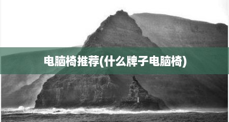 电脑椅推荐(什么牌子电脑椅)