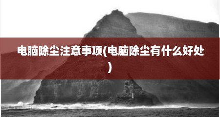 电脑除尘注意事项(电脑除尘有什么好处)
