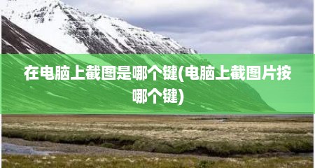 在电脑上截图是哪个键(电脑上截图片按哪个键)