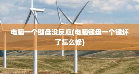 电脑一个键盘没反应(电脑键盘一个键坏了怎么修)