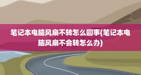 笔记本电脑风扇不转怎么回事(笔记本电脑风扇不会转怎么办)