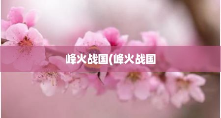 峰火战国(峰火战国