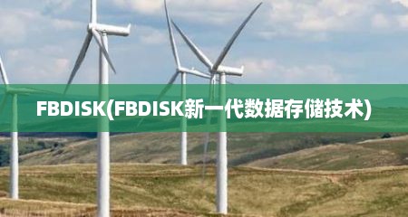 FBDISK(FBDISK新一代数据存储技术)