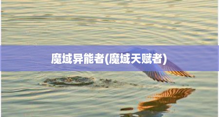 魔域异能者(魔域天赋者)
