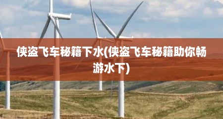 侠盗飞车秘籍下水(侠盗飞车秘籍助你畅游水下)