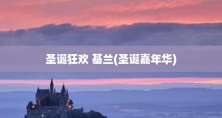 圣诞狂欢 基兰(圣诞嘉年华)