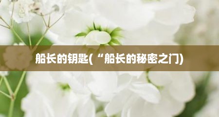 船长的钥匙(“船长的秘密之门)