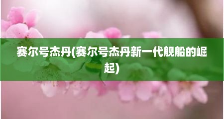 赛尔号杰丹(赛尔号杰丹新一代舰船的崛起)