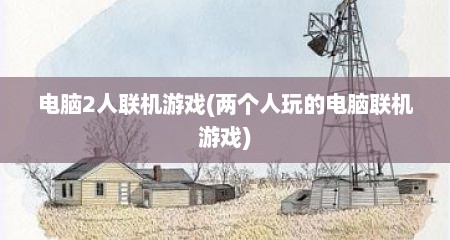 电脑2人联机游戏(两个人玩的电脑联机游戏)