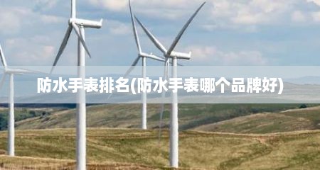 防水手表排名(防水手表哪个品牌好)