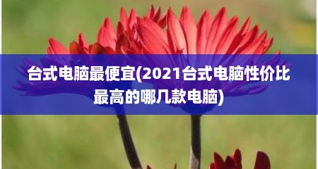 台式电脑最便宜(2021台式电脑性价比最高的哪几款电脑)