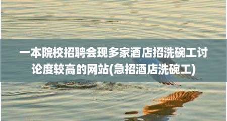 一本院校招聘会现多家酒店招洗碗工讨论度较高的网站(急招酒店洗碗工)