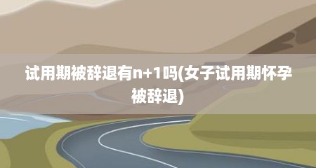 试用期被辞退有n+1吗(女子试用期怀孕被辞退)