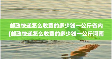 邮政快递怎么收费的多少钱一公斤省内(邮政快递怎么收费的多少钱一公斤河南寄到江苏)