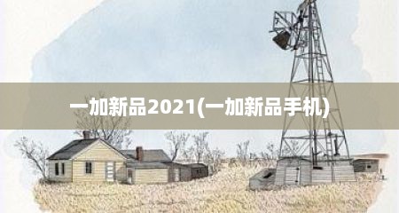 一加新品2021(一加新品手机)