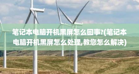 笔记本电脑开机黑屏怎么回事?(笔记本电脑开机黑屏怎么处理,教您怎么解决)