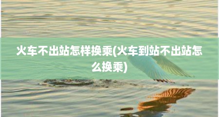 火车不出站怎样换乘(火车到站不出站怎么换乘)