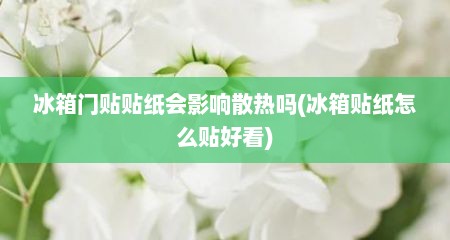 冰箱门贴贴纸会影响散热吗(冰箱贴纸怎么贴好看)