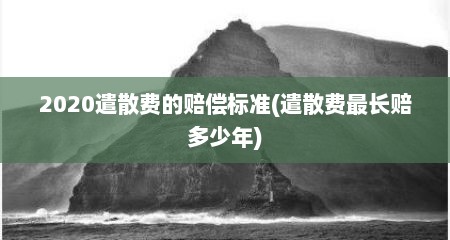 2020遣散费的赔偿标准(遣散费最长赔多少年)
