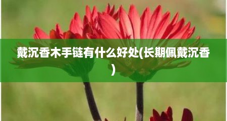 戴沉香木手链有什么好处(长期佩戴沉香)