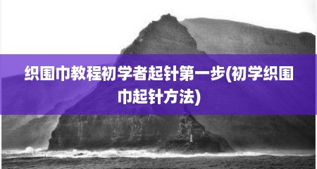 织围巾教程初学者起针第一步(初学织围巾起针方法)
