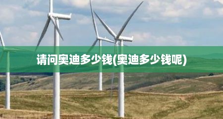 请问奥迪多少钱(奥迪多少钱呢)