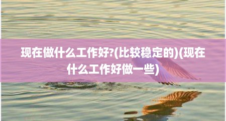现在做什么工作好?(比较稳定的)(现在什么工作好做一些)