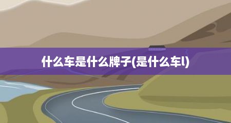 什么车是什么牌子(是什么车l)