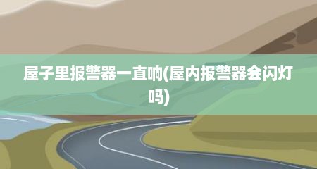 屋子里报警器一直响(屋内报警器会闪灯吗)