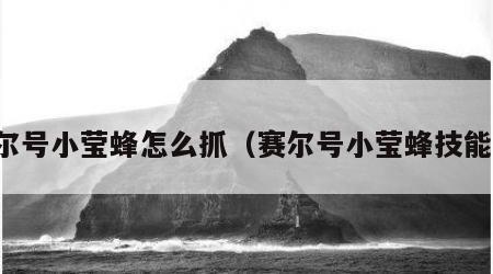 赛尔号小莹蜂怎么抓（赛尔号小莹蜂技能表）