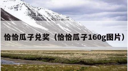 恰恰瓜子兑奖（恰恰瓜子160g图片）