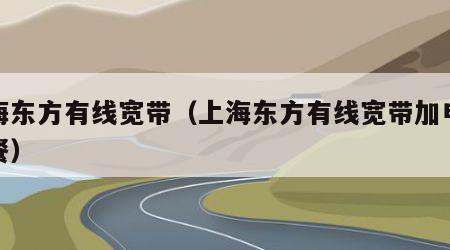 上海东方有线宽带（上海东方有线宽带加电视套餐）