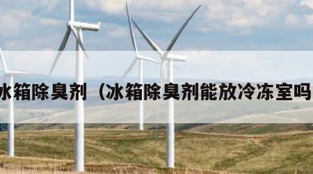冰箱除臭剂（冰箱除臭剂能放冷冻室吗）