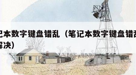 笔记本数字键盘错乱（笔记本数字键盘错乱怎么解决）
