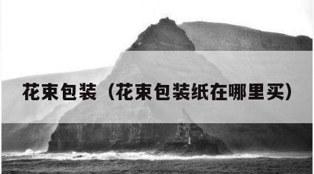 花束包装（花束包装纸在哪里买）
