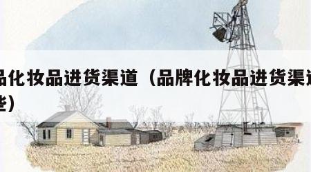 正品化妆品进货渠道（品牌化妆品进货渠道有哪些）