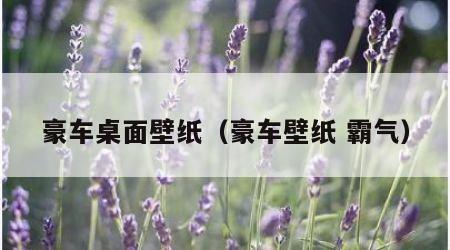 豪车桌面壁纸（豪车壁纸 霸气）