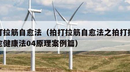 拍打拉筋自愈法（拍打拉筋自愈法之拍打拉筋自愈健康法04原理案例篇）