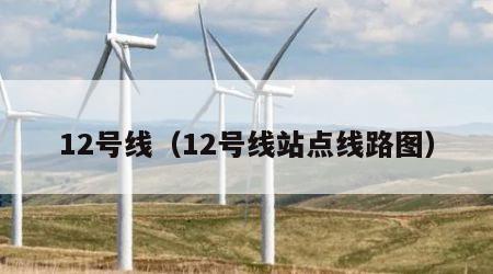 12号线（12号线站点线路图）