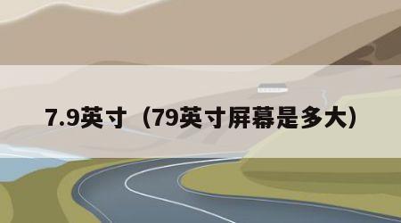 7.9英寸（79英寸屏幕是多大）