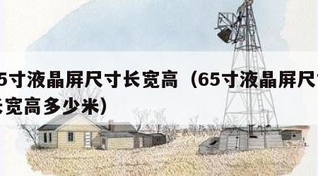 55寸液晶屏尺寸长宽高（65寸液晶屏尺寸长宽高多少米）