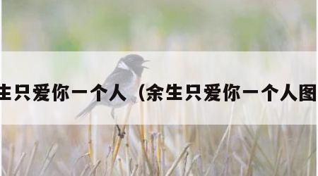 余生只爱你一个人（余生只爱你一个人图片）