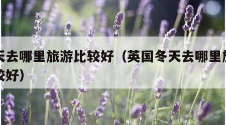 冬天去哪里旅游比较好（英国冬天去哪里旅游比较好）