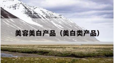 美容美白产品（美白类产品）